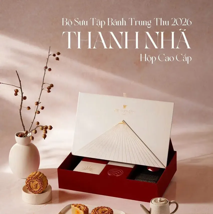 Bánh trung thu JW Marriott Hà Nội 2026 — hộp quà chính hãng